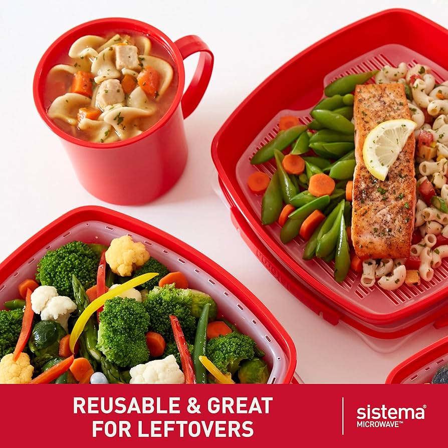 Amazon.com: Sistema Microwave Soup Mugs | 656 ml | Microwave